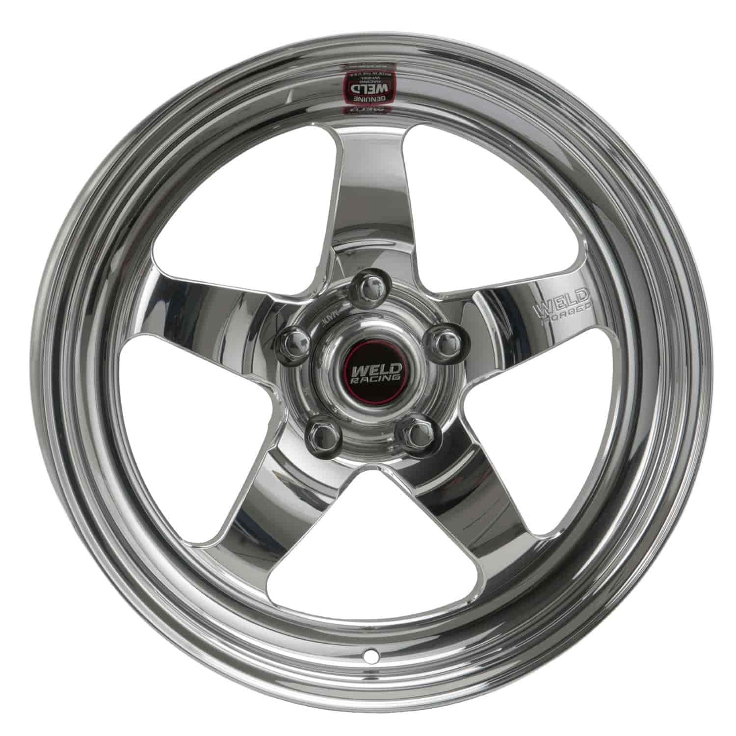 RT-S Series Wheel Size: 15" x 4" Bolt Circle: 5 x 4-3/4" Back Space: 1-1/2"