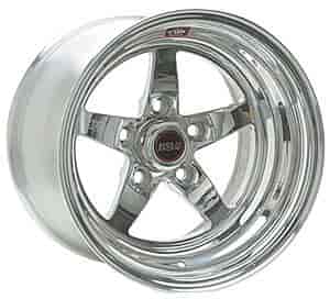 RT-S Series Wheel Size: 17" x 9-1/2" Bolt Circle: 5 x 4.75" Rear Spacing: 7.30"