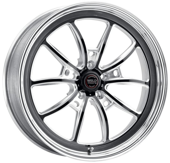 RT-S Series S80 Wheel [Size: 15" x 10"] Polished with Black Center