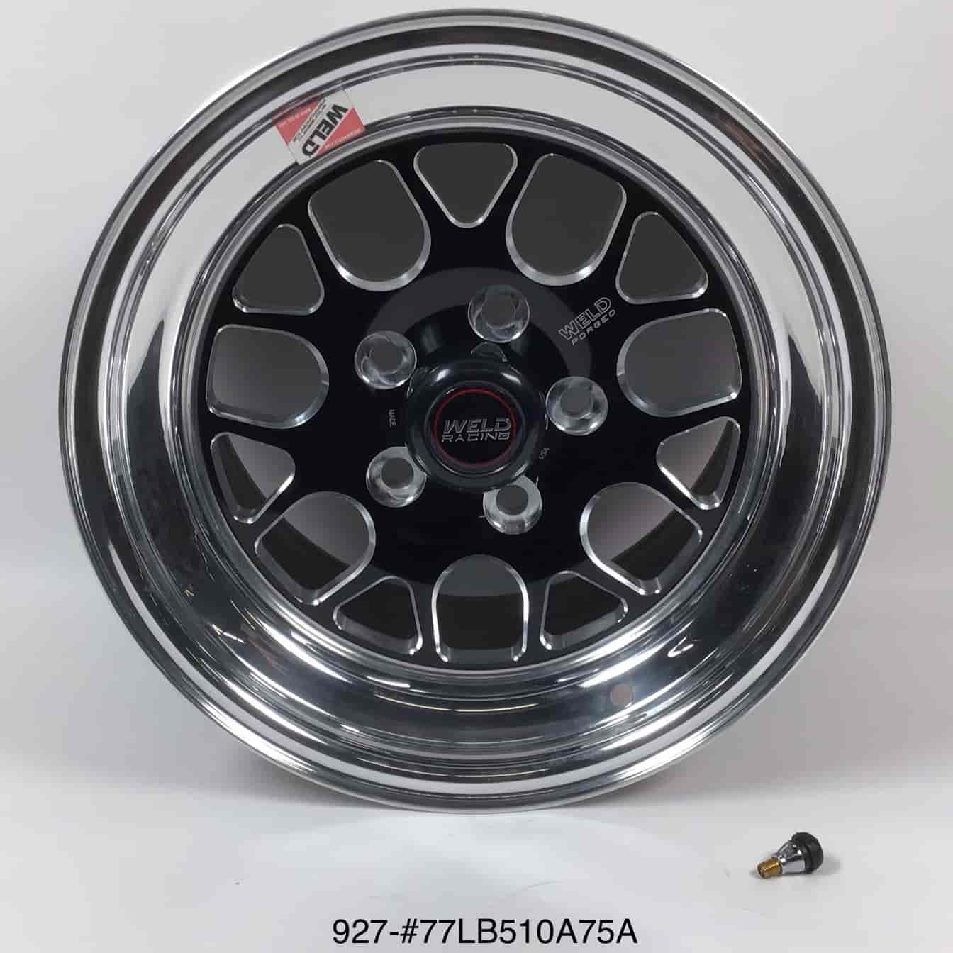 *BLEMISHED* RT-S Series S77 Black Wheel Size: 15" x 10"