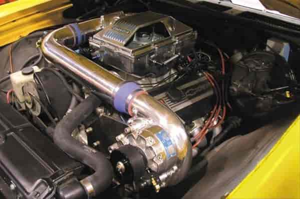 Carbureted Big Block Chevrolet Cog Tuner Kit w/V-7 YSi-Trim Polished No Carb. Encl