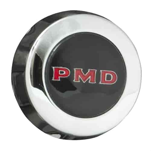 Pontiac Motor Division Center Cap Black with Red "PMD"