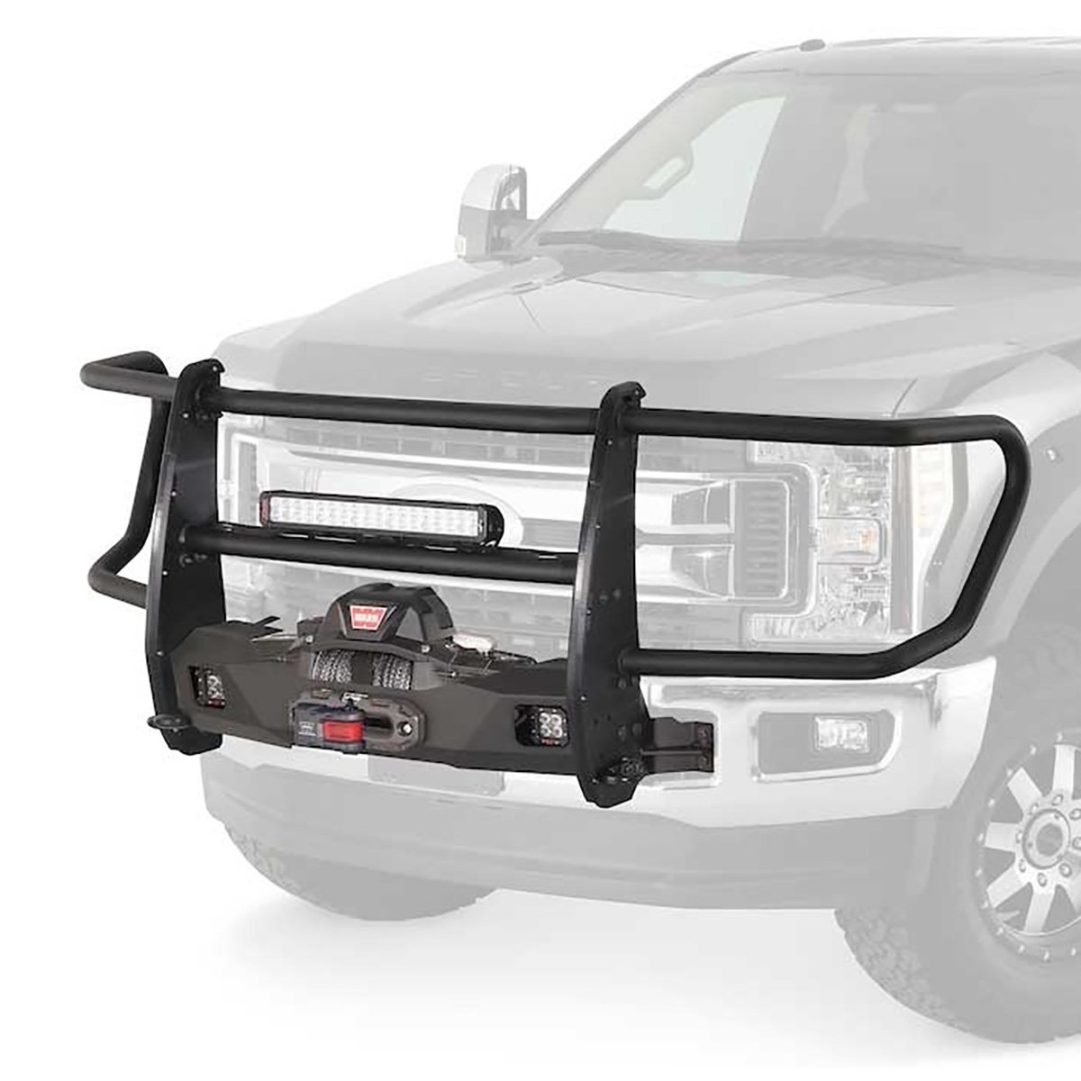 Trans4mer III Full Grille Guard fits Select Ford F-Series Super Duty and Ranger Pickup Trucks