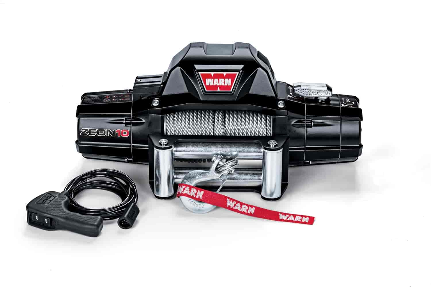 ZEON 10 Winch with 80 Ft. Wire Rope and Roller Fairlead