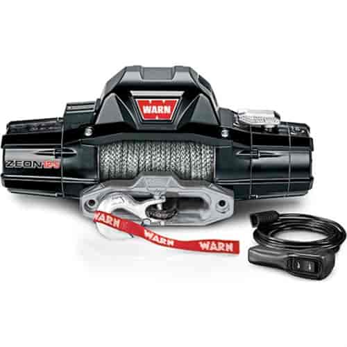 ZEON 12-S Winch with 80 Ft. Spydura Pro Synthetic Rope and Hawse Fairlead