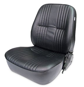 80-1400-51L ProCar Lowback Series 1400 Black Vinyl Left Recliner Seat
