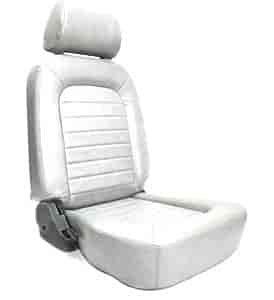 Classic 1500 Seat with Headrest White Vinyl