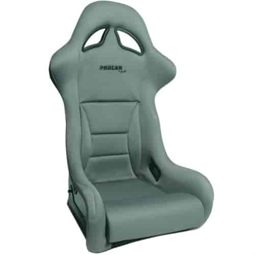 Drifter Fiberglass Seat Army Green Velour