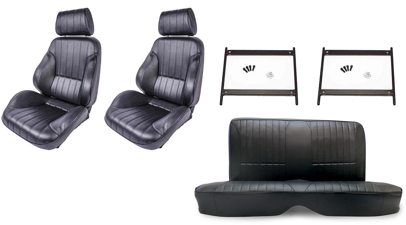 Elite Rear Seat Cover Kit for 1965-1967 Ford Mustang