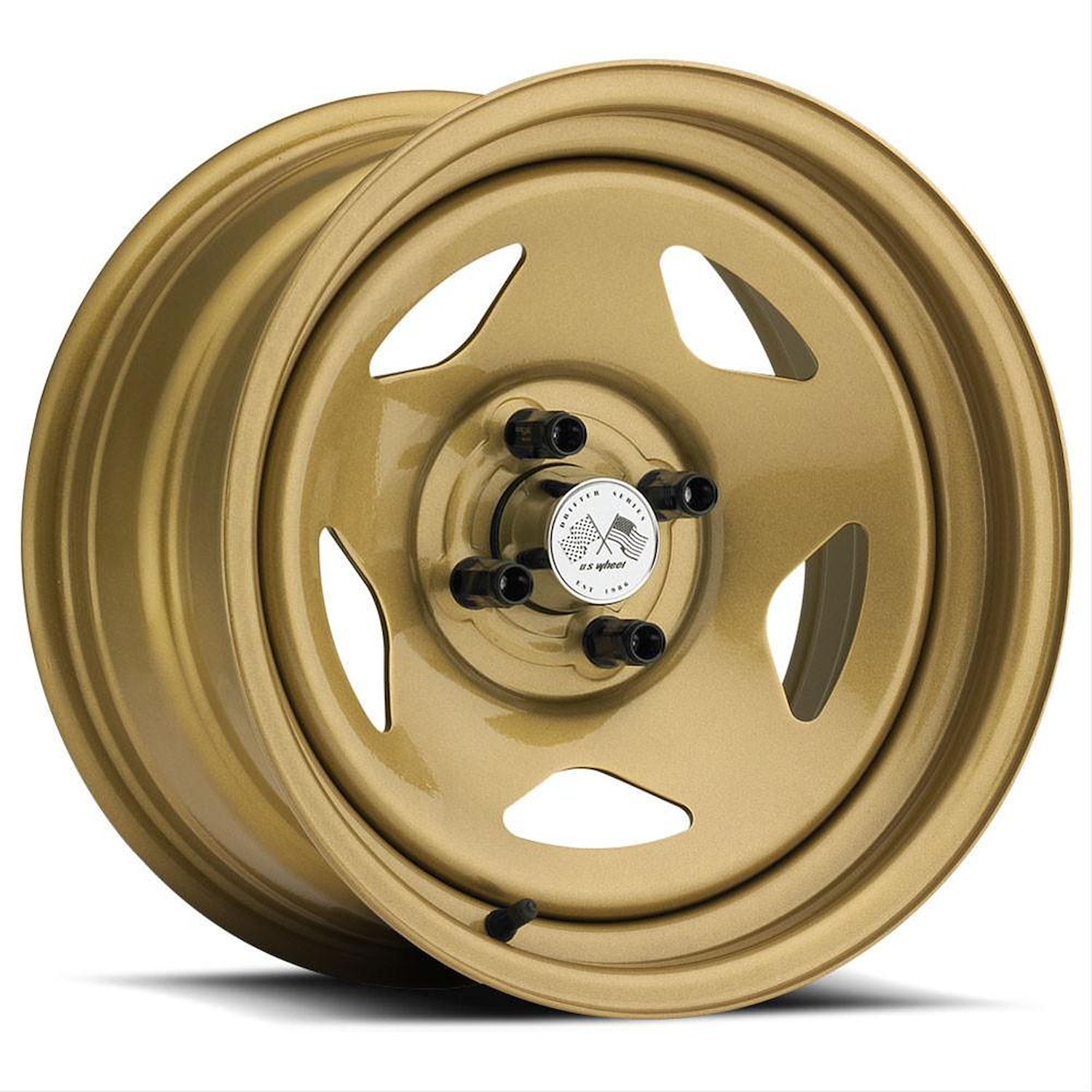 021 SERIES 14X7 4X100 Bolt Circle 3.5 Backspacing 0mm Offset 2.66 Centerbore GOLD Finish