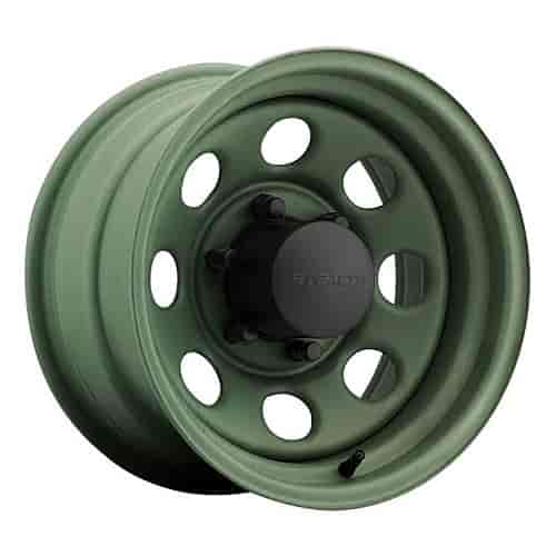 Stealth Camo Green Crawler Wheel (Series 44) Size: 15" x 10"