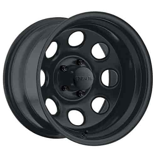 Stealth Black Crawler Wheel (Series 44) Size: 15" x 14"