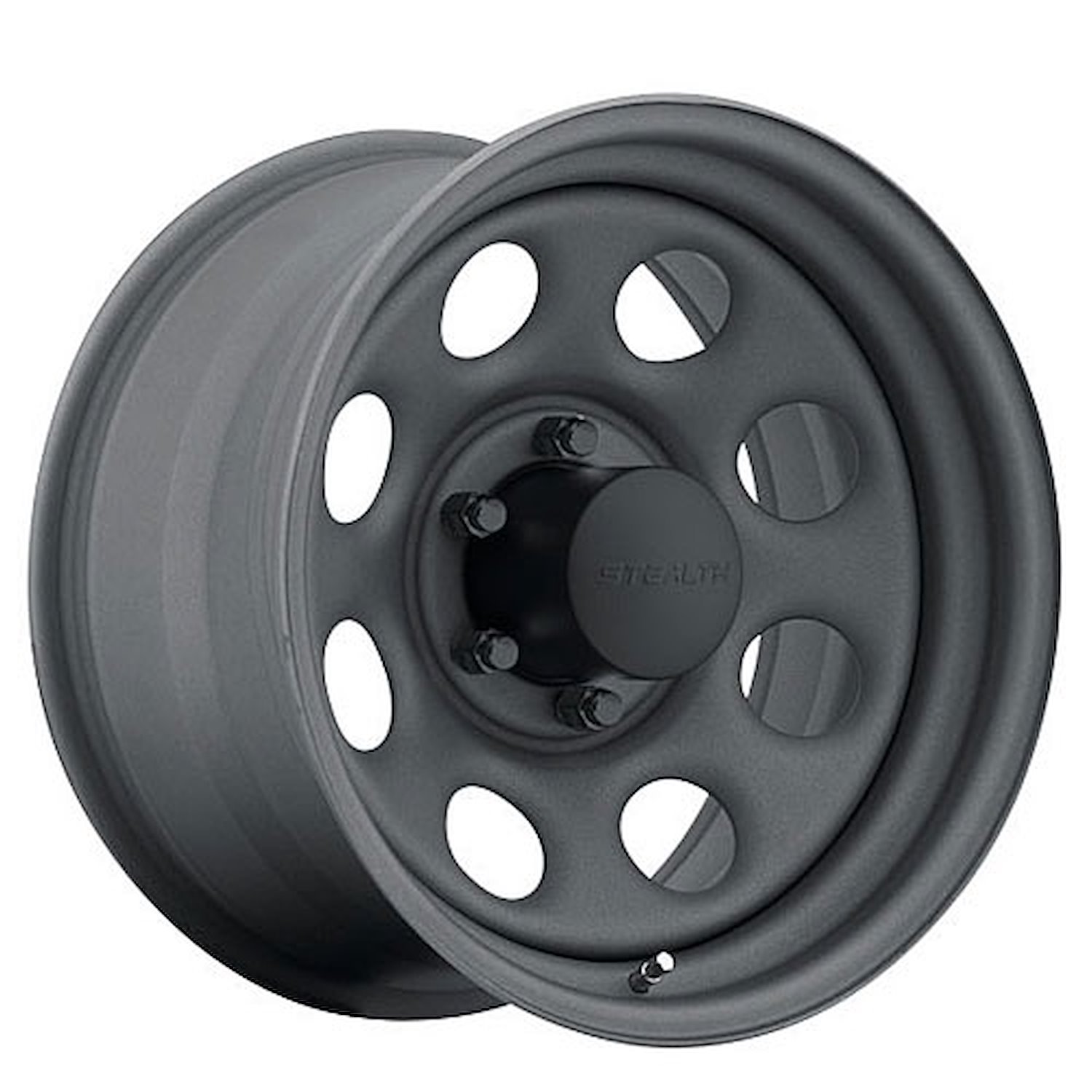 Stealth Gunmetal Crawler Wheel (Series 44) Size: 16" x 7"