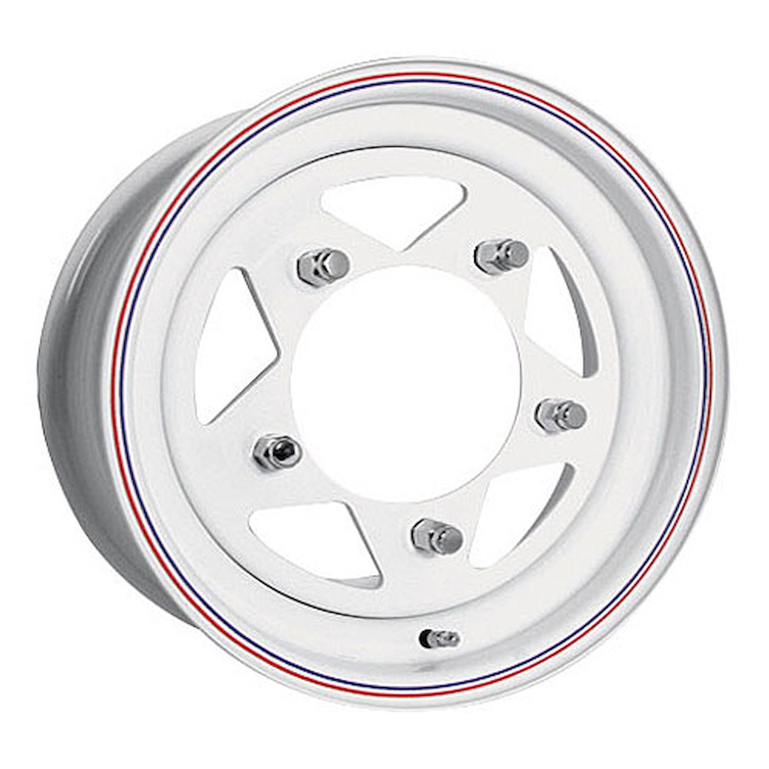 WHITE BAJA STAR VW 15 x 7 5 x 205 Bolt Circle 35 Back Spacing 13 offset 160 Center Bore 1100 lbs Load Rating