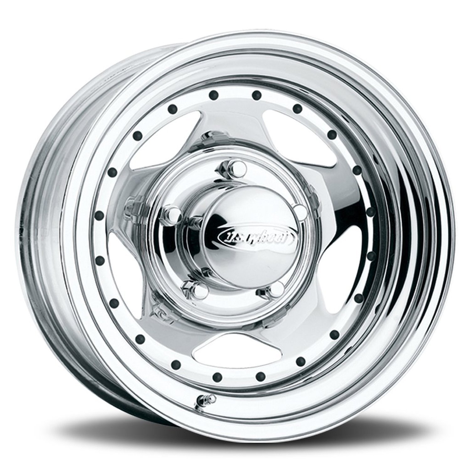 Chrome Star Wheel (Series 037) Size: 14" x 6"