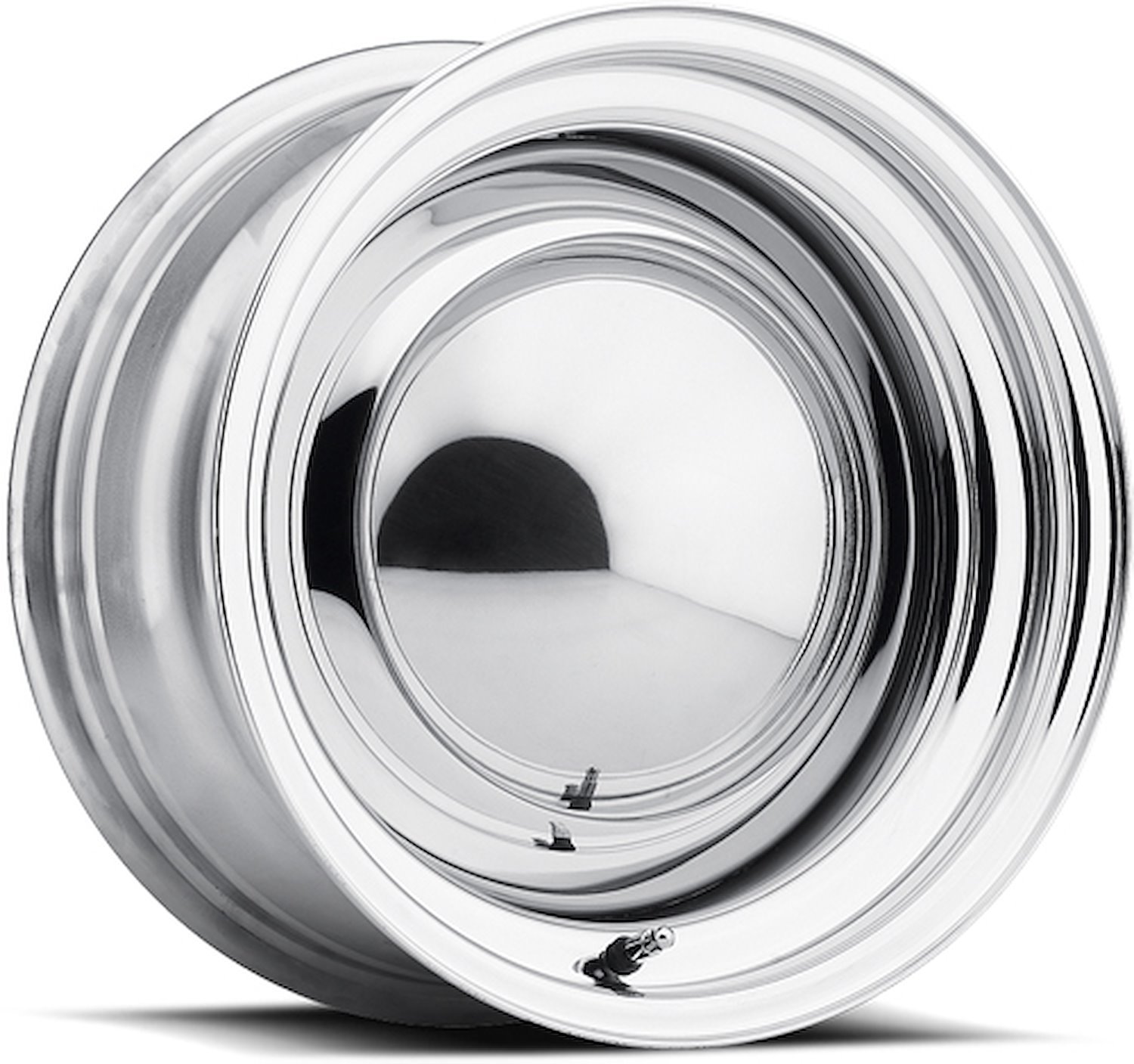 Solid Wheel Chrome 15X10 5X45 5X475 Bolt Circle 5 Back Spacing 13 offset 319 Center Bore 1500 lbs Load Rating