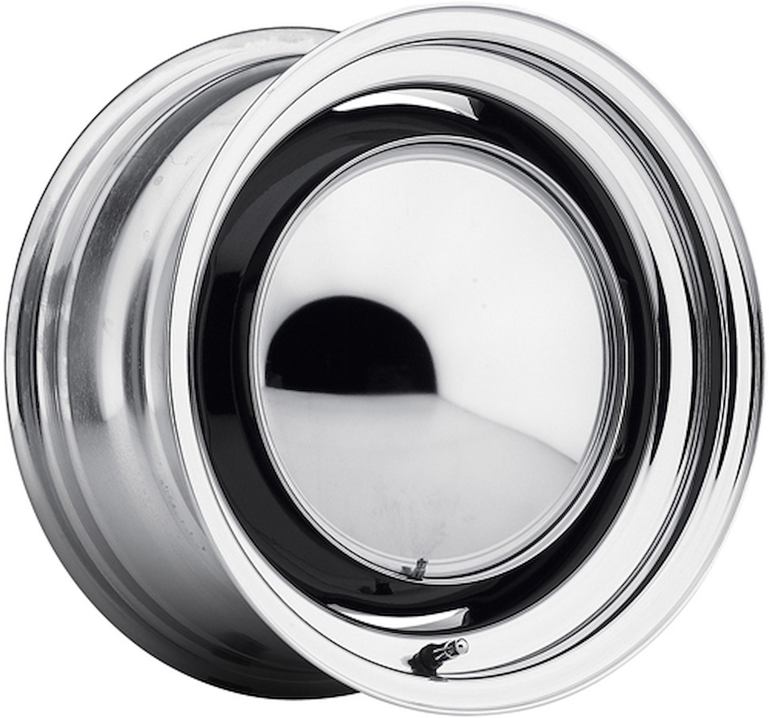 CHROME RIM & PAINT READY CENTER OEM 15 x 5 5 x 45 Bolt Circle 3 Back Spacing 0 offset 319 Center Bore 1400 lbs Load Rating
