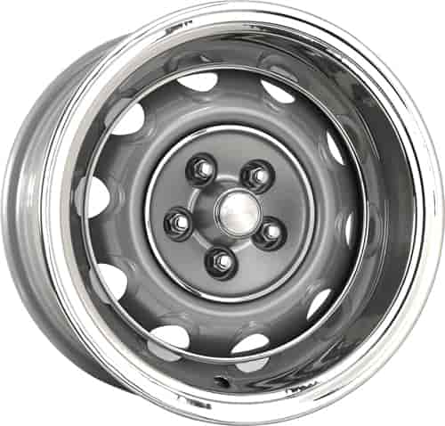 Silver Chrysler Rallye Wheel (Series 667) Size: 15" x 8"