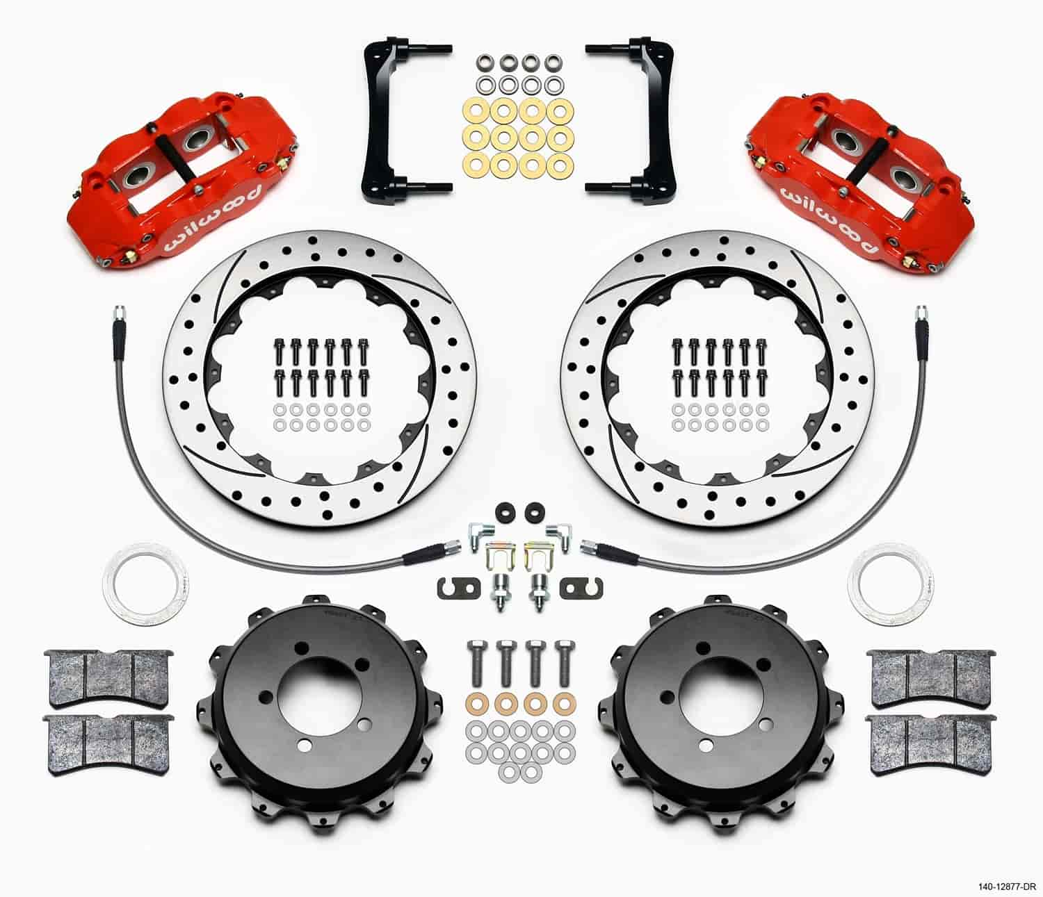 Forged Narrow Superlite 4R Big Brake Rear Brake Kit For OE Parking Brake