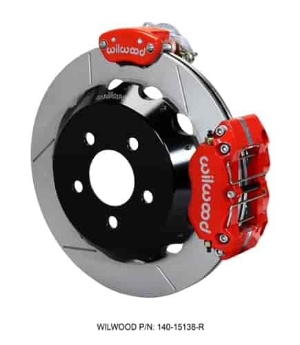 Dynapro Low-Profile Radial-MC4 Rear Parking Brake Kit Rear End Axle: 1994-2004/2015-Up Ford Mustang Spindle/IRS