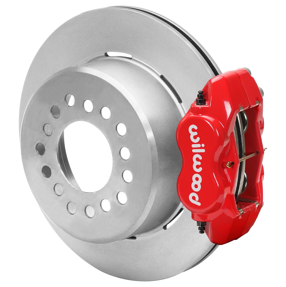 140-17121-R Forged Dynalite Rear Parking Brake Kit for Select 1978-1988 GM Cars w/7.625 in. Rear Axle (Red)