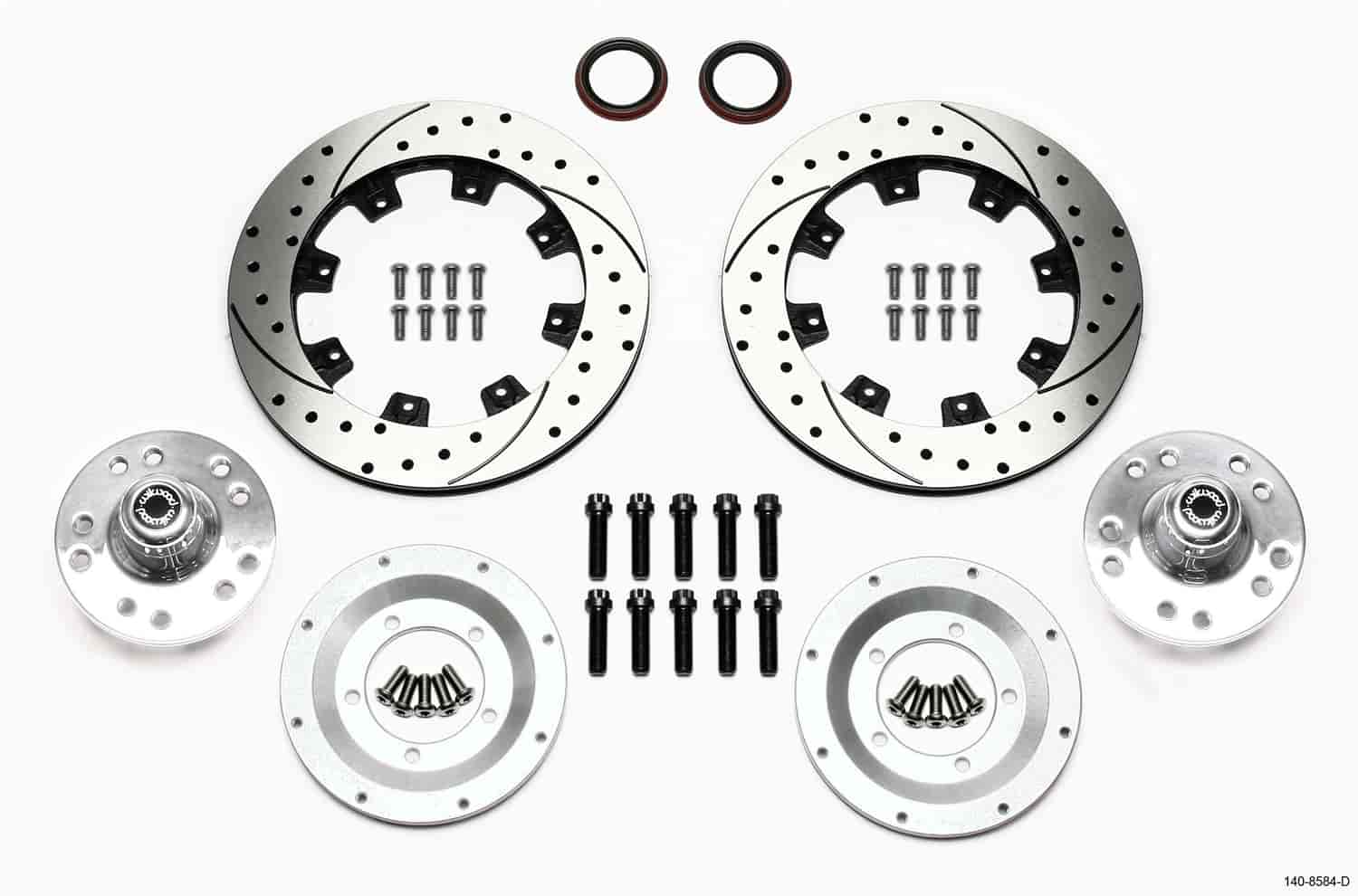 Hub and Rotor Kit 1975-1980 Ford Granada Disc/Drum Spindle