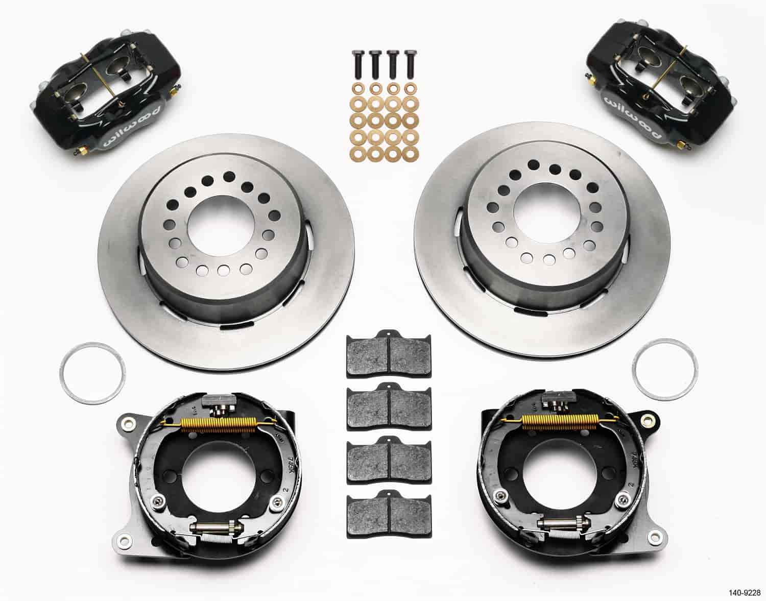 Forged Dynalite Rear Parking Brake Kit 2005-Current Ford Mustang
