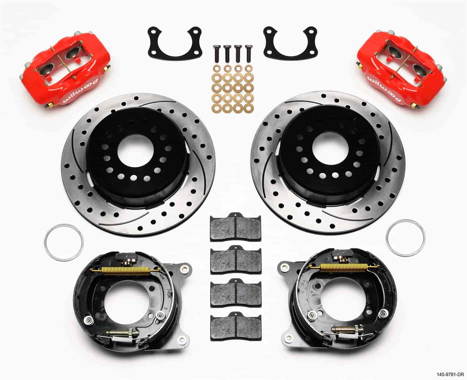 Forged Dynalite Rear Parking Brake Kit Big Ford New Style