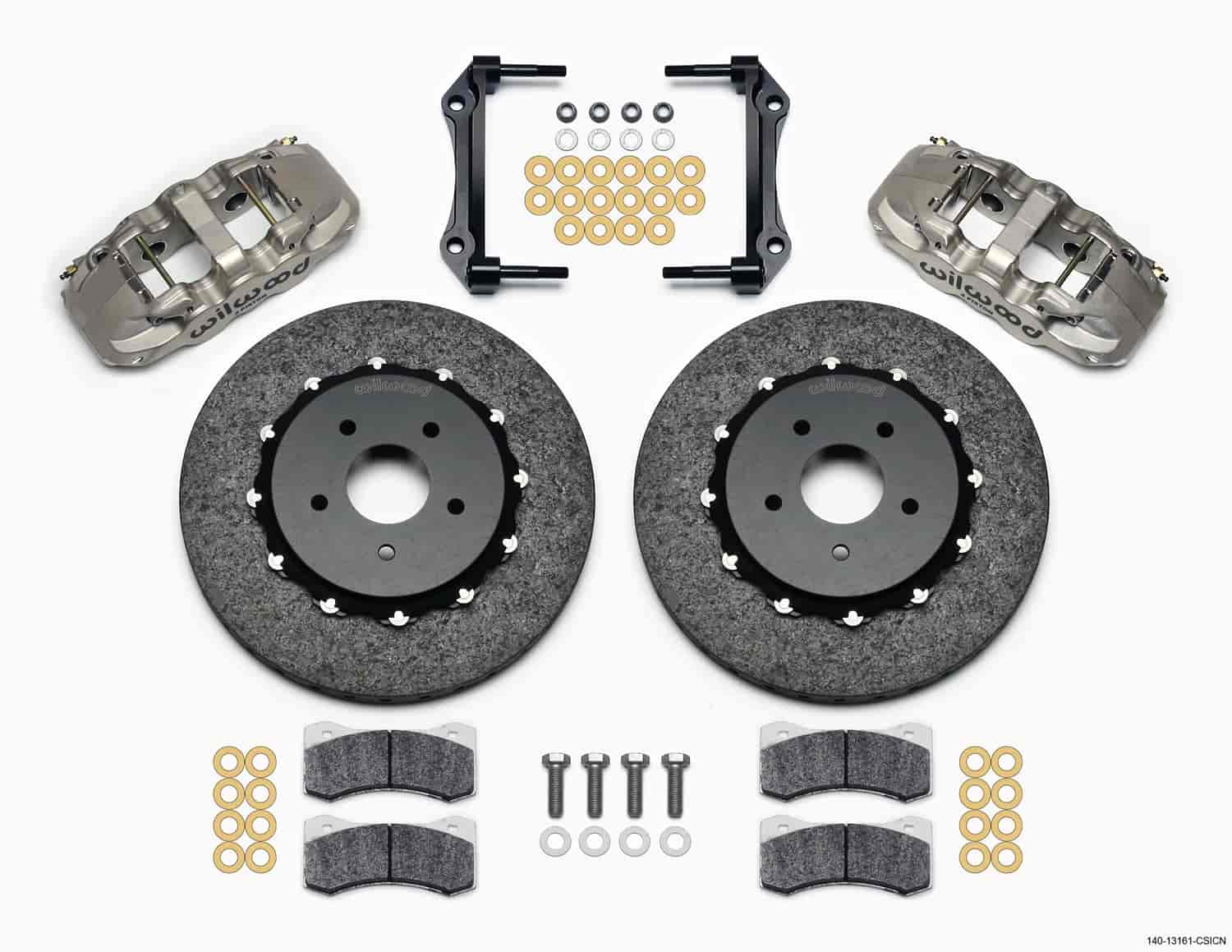 AERO4 Carbon-Ceramic Rear Brake Kit for OE Parking Brake 1997-2013 GM Vehicles