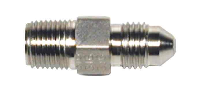 Caliper Inlet Adapter Fitting -3AN Male to 1/8''-27 NPT Male