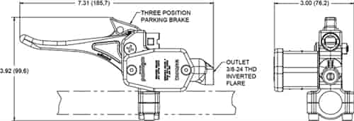 Handlebar Master Cylinder w/ Removable Clamp 5/8'' Bore