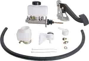 Pedal & Master Cylinder Kit Floor Mount Pedal with 3/4" Bore Combination Master Cylinder