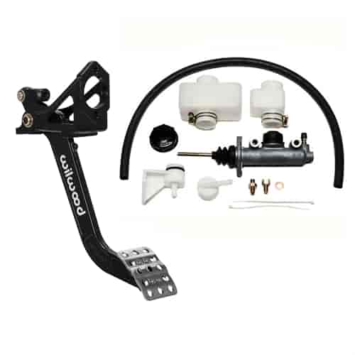 Brake or Clutch Pedal Assembly and Master Cylinder Kit - 1" Remote