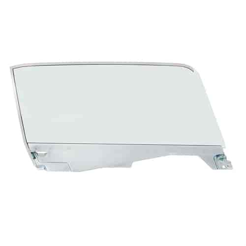 R/H Complete Door Glass Assembly for 1965-1966 Ford Mustang Convertible - Tinted