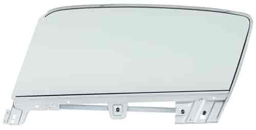 L/H Complete Door Glass Assembly for 1967-1968 Ford Mustang Fastback - Tinted