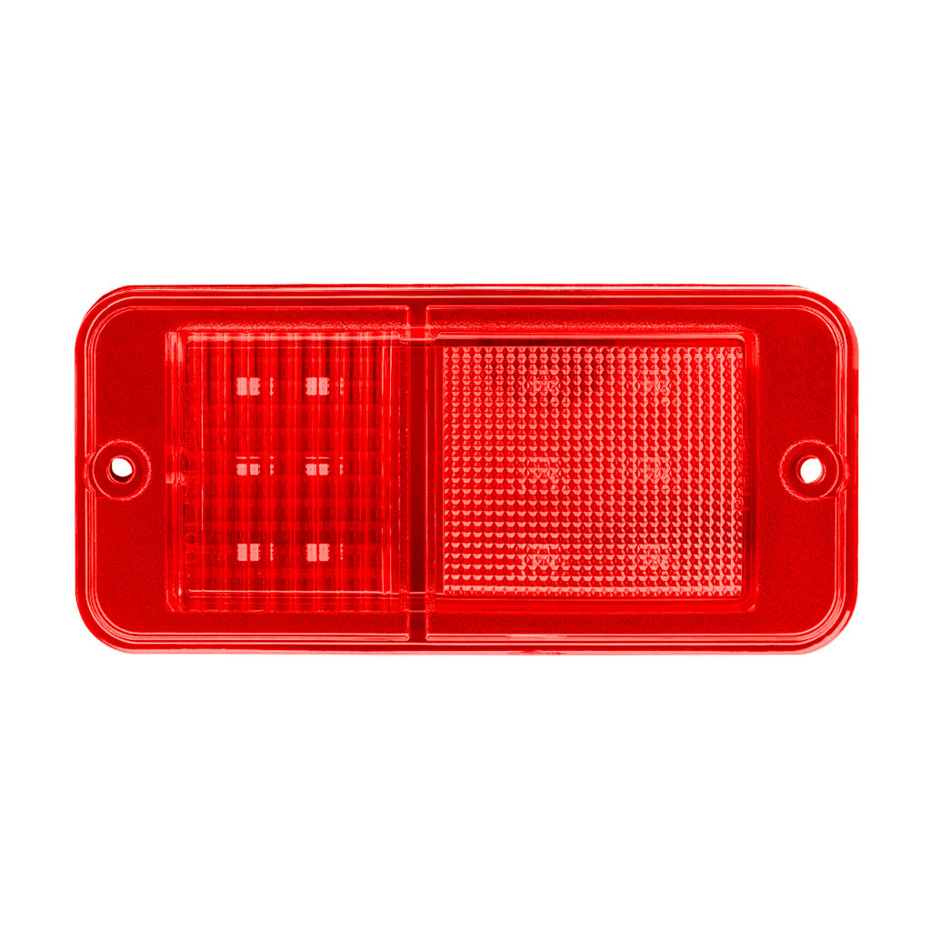 111027 LED Standard Style Side Marker Light for 1968-1972 Chevy & GMC Trucks [Red]