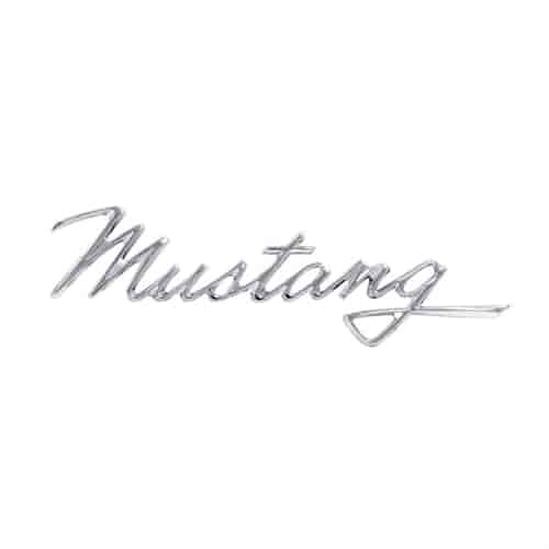 1968 MUSTANG SCRIPT WITH