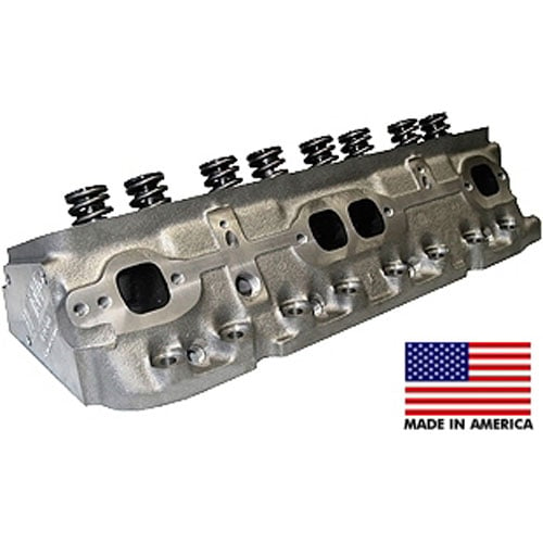Small Block Chevy S/R Cast Iron Cylinder Head 76cc Combustion Chambers