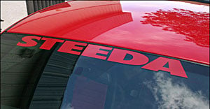 Windshield Decal Red