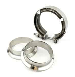 Stainless V-Band Clamp Includes Flanges