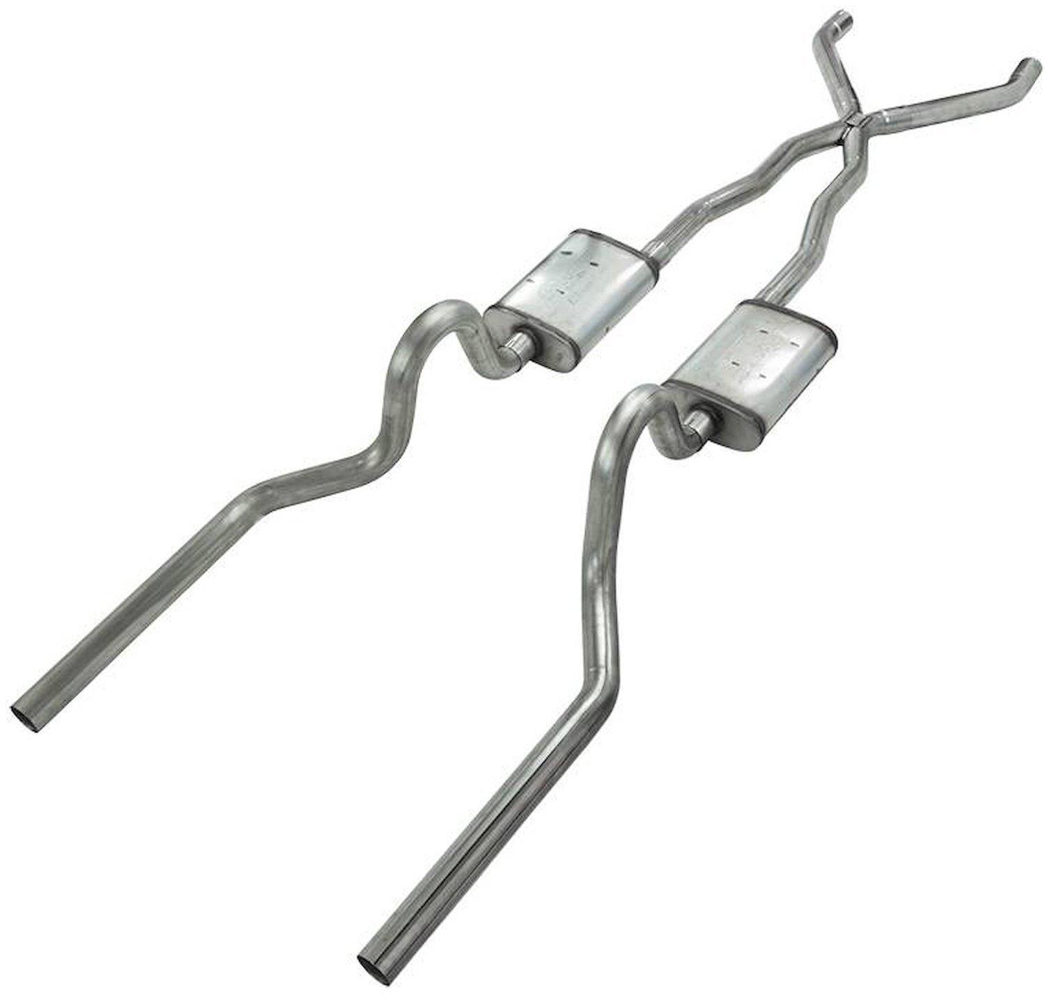 Race-Pro Crossmember-Back Exhaust System 1967-1970 Mercury Cougar