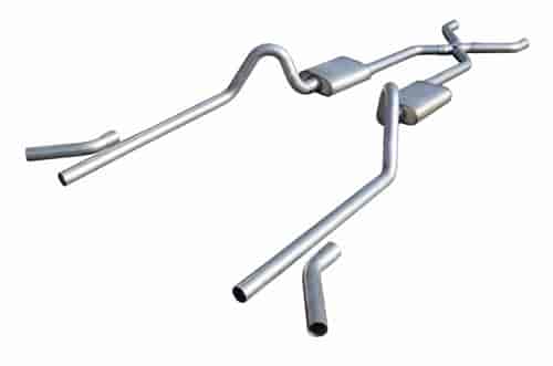 Header-Back Exhaust System 1955-1957 Chevy Bel Air
