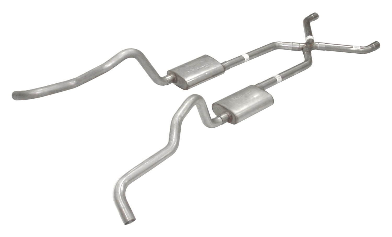Street-Pro Crossmember-Back Exhaust System 1955-57 Chevy Wagon