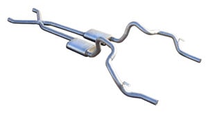 SGF11S Street-Pro Crossmember-Back Exhaust System for 1970-1981 GM F-Body