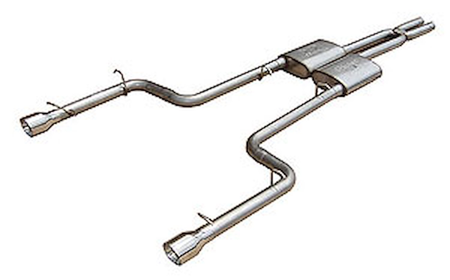 Street-Pro Cat-Back Exhaust System 2005-09 Charger V6
