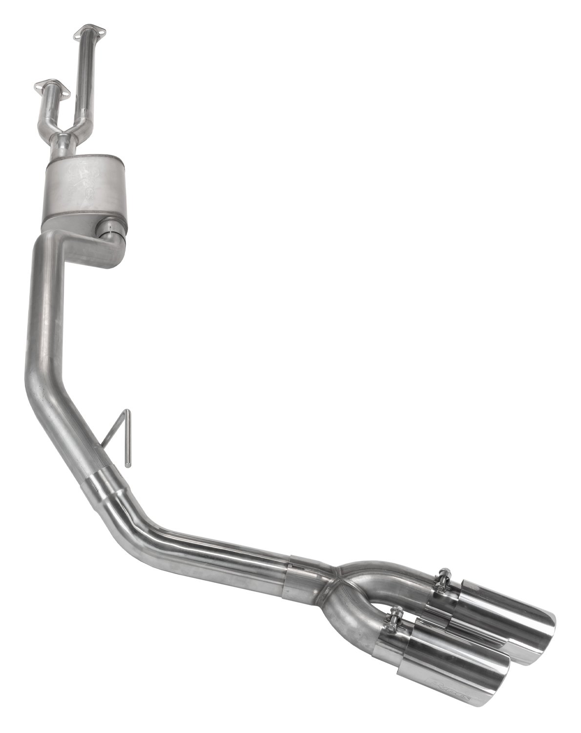 STT10S Cat-Back Exhaust System with 14 in. Street Pro Series Muffler for 2014-2021 Toyota Tundra [Polished Tips]