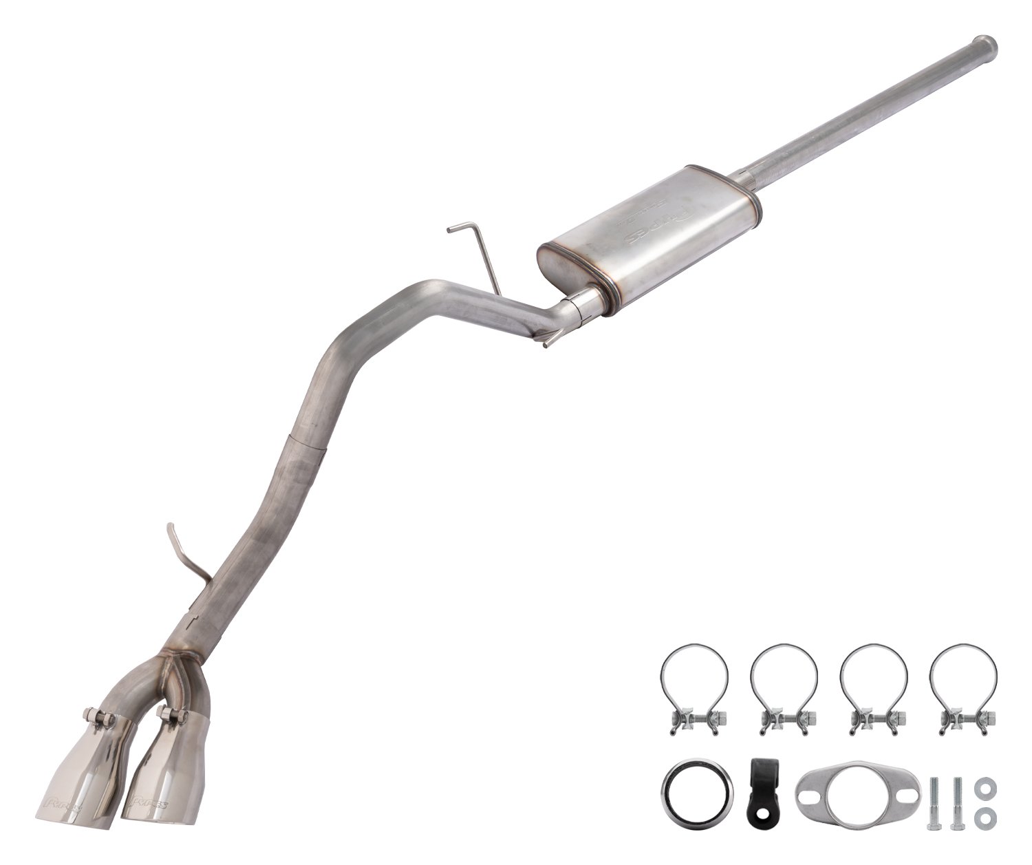 STT20S Street-Pro Cat-Back Exhaust System for 2005-2015 Toyota Tacoma 4.0L [Polished Tip]