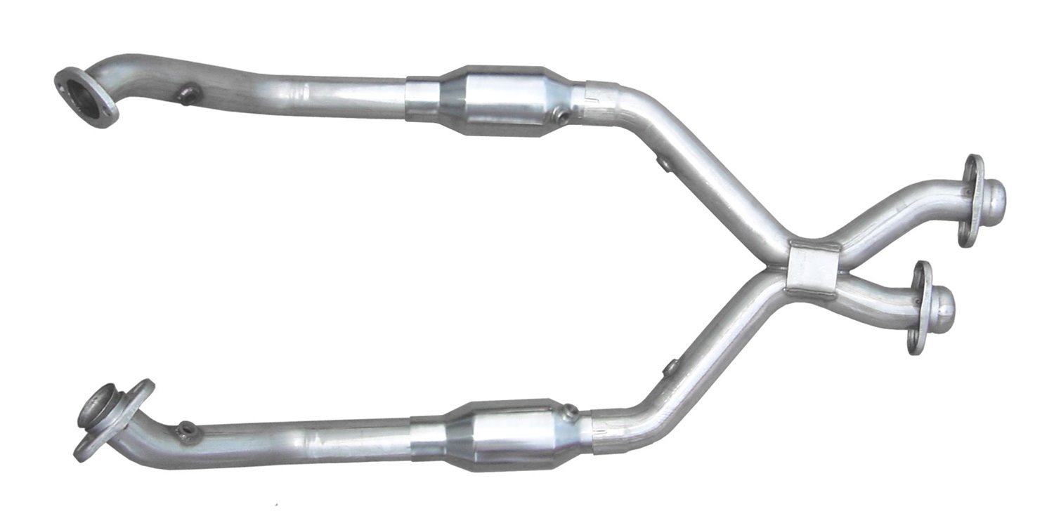 2.5" X-Pipe with Cats 1999-04 Mustang V8