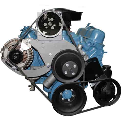 Steel-eez Top-Mount Compressor, Alternator & Power Steering Pump Bracket System