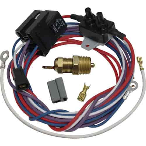 Electric Fan Wiring Kit With Thermostast